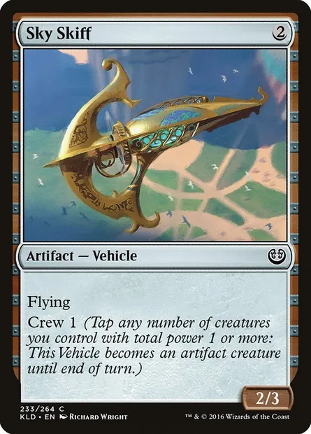 Sky Skiff, Magic card KLD 233 — Kaladesh set