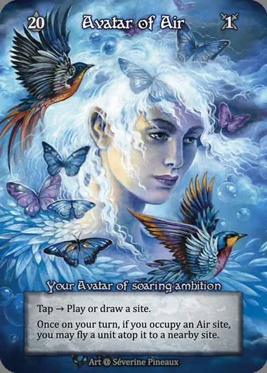 Avatar of Air, Sorcery card ALP 001 — Alpha set