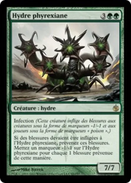 Hydre phyrexiane, carte Magic MBS 85 — extension Mirrodin assiégé
