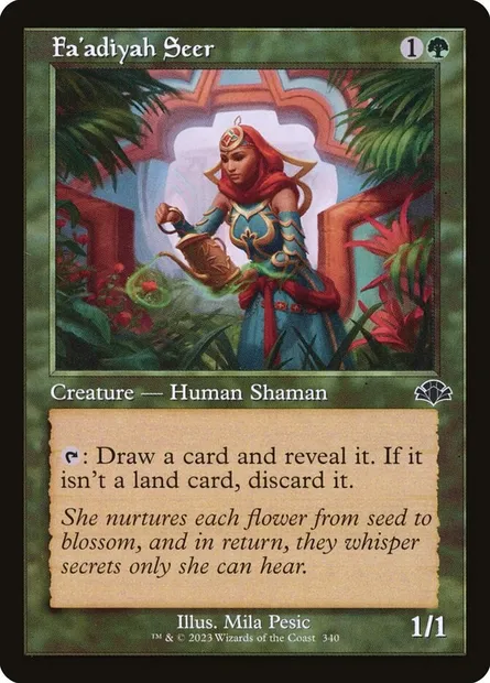 Fa'adiyah Seer, Magic card DMR 340 — Dominaria Remastered set