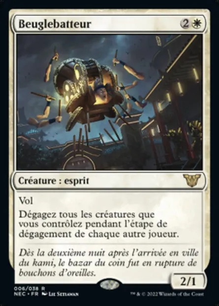 Beuglebatteur, carte Magic NEC 6 — extension Neon Dynasty Commander