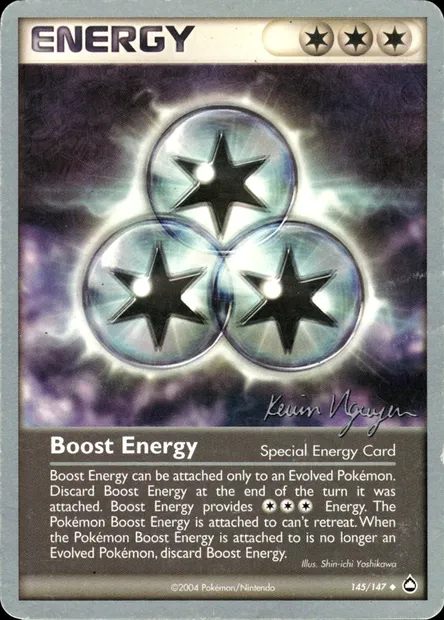 Boost Energy, Pokémon card WCD04 145 — World Championship Decks 2004 set