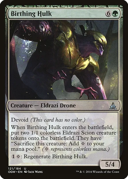 Birthing Hulk, Magic card OGW 121 — Oath of the Gatewatch set