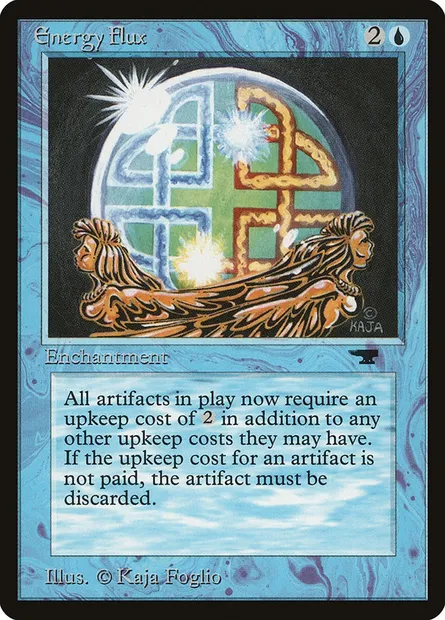 Reflux d'énergie, carte Magic ATQ 9 — extension Antiquities