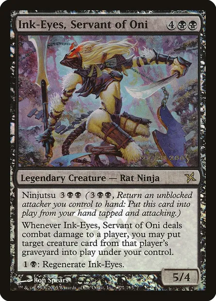 Ink-Eyes, Servant of Oni, Magic card PBOK 71★ — Betrayers of Kamigawa Promos set