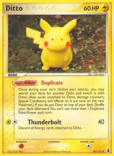 Ditto, Pokémon card DS 39 — Delta Species set