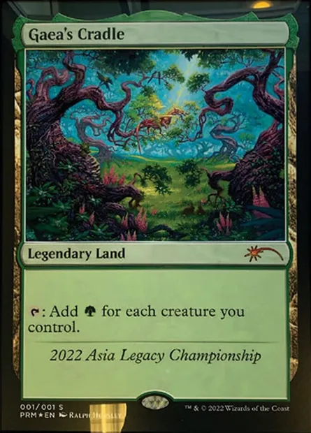 Gaea's Cradle, Magic card OLGC 2022A — Legacy Championship set