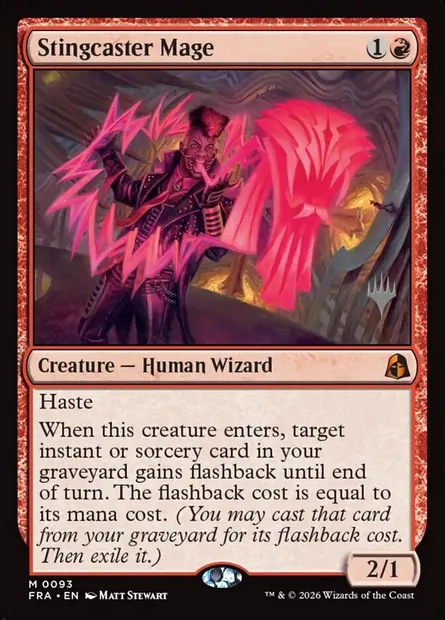 Mage lance-ardillon, carte Magic PFRA 93p — extension Reality Fracture Promos