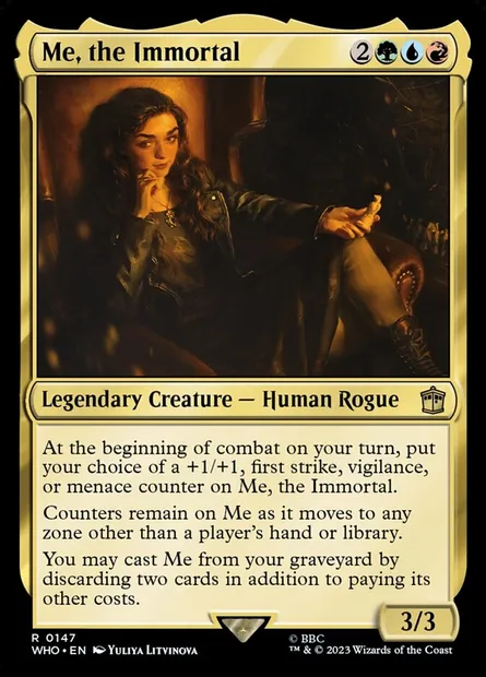 Me, the Immortal, Magic card WHO 147 — Doctor Who set