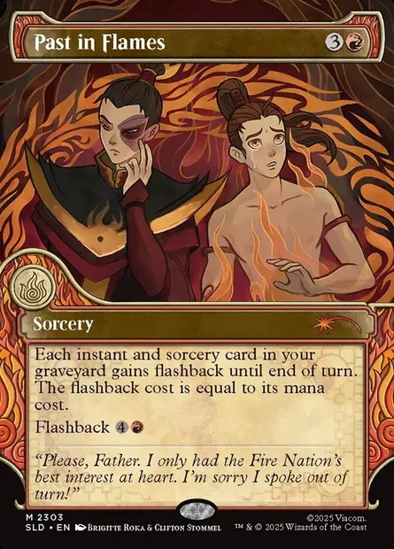 Past in Flames, Magic card SLD 2303 — Secret Lair Drop set