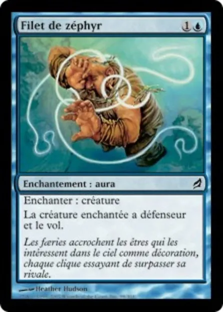 Filet de zéphyr, carte Magic LRW 98 — extension Lorwyn