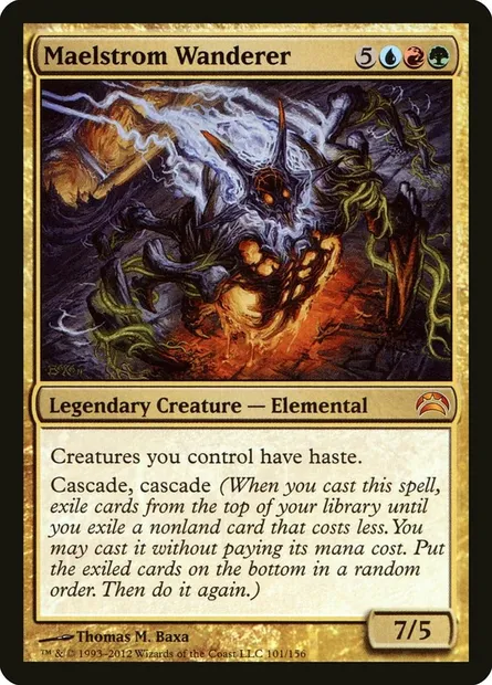 Maelstrom Wanderer, Magic card PC2 101 — Planechase 2012 set
