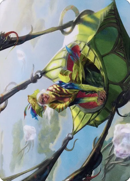Nael, Avizoa Aeronaut // Nael, Avizoa Aeronaut, Magic card ADMU 51 — Dominaria United Art Series set