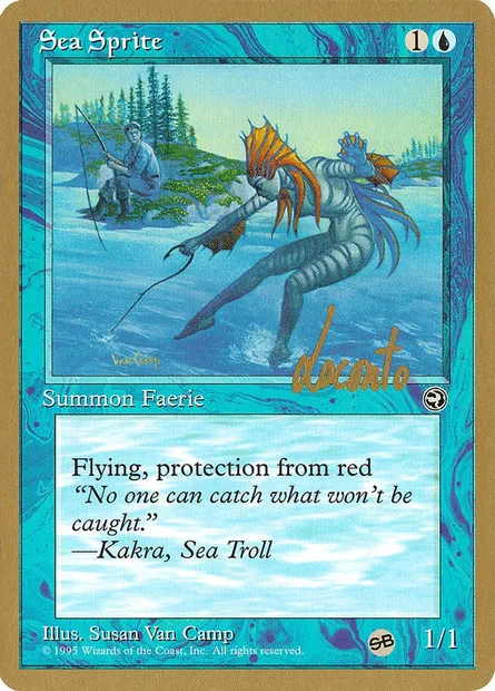 Sea Sprite, Magic card PTC ml38sb — Pro Tour Collector Set set