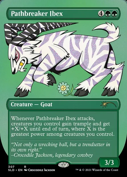 Pathbreaker Ibex, Magic card SLD 307 — Secret Lair Drop set