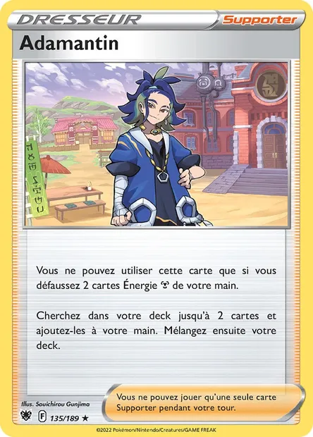 Adamantin, carte Pokémon ASR 135 — extension Astres Radieux