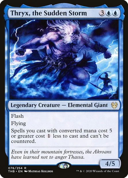 Thryx, the Sudden Storm, Magic card THB 76 — Theros Beyond Death set