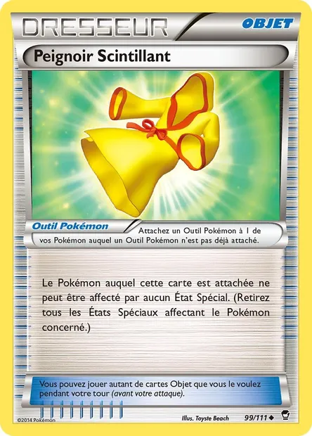 Peignoir Scintillant, carte Pokémon FFI 99 — extension Poings Furieux