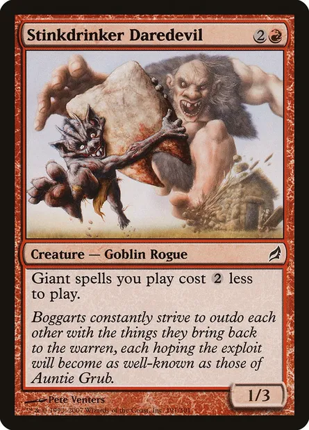 Stinkdrinker Daredevil, Magic card LRW 191 — Lorwyn set