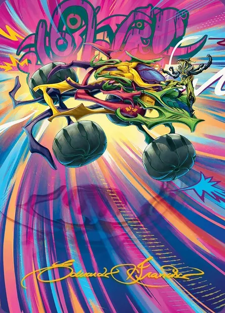 Thunderous Velocipede // Thunderous Velocipede, Magic card ADFT 43 — Aetherdrift Art Series set