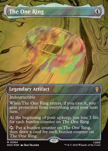 The One Ring, Magic card HOC 84 — The Hobbit Eternal set