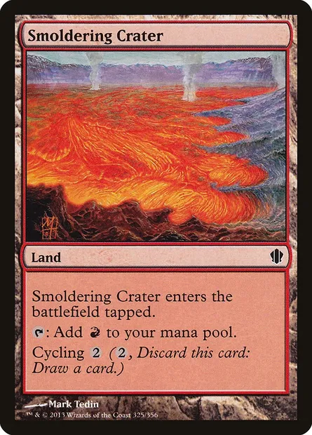 Smoldering Crater, Magic card C13 325 — Commander 2013 set