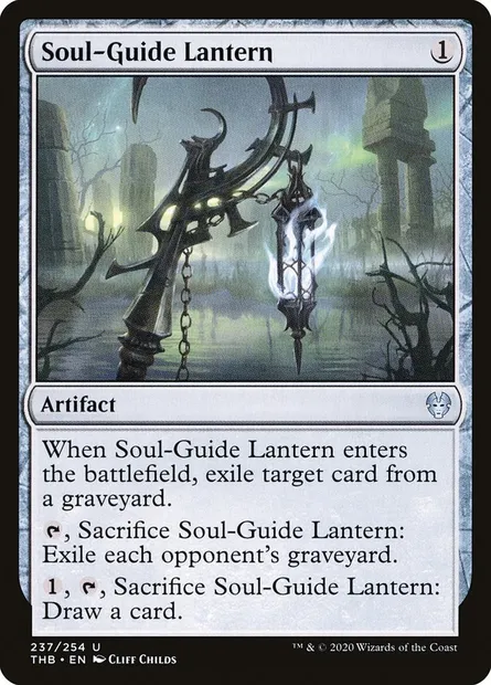 Soul-Guide Lantern, Magic card THB 237 — Theros Beyond Death set