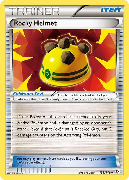 Rocky Helmet, Pokémon card BCR 133 — Boundaries Crossed set