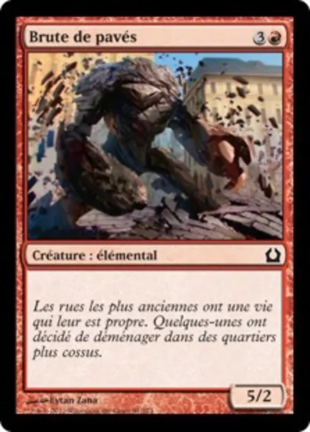 Brute de pavés, carte Magic RTR 91 — extension Retour à Ravnica