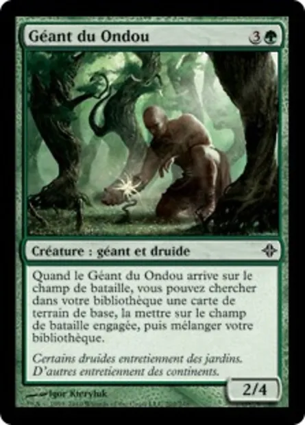 Géant du Ondou, carte Magic ROE 202 — extension L'ascension des Eldrazi