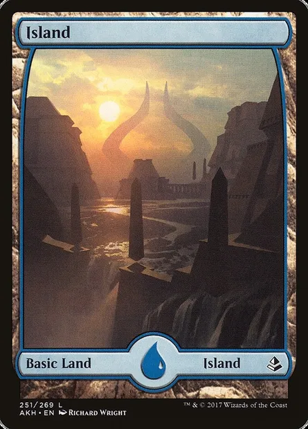 Island, Magic card AKH 251 — Amonkhet set