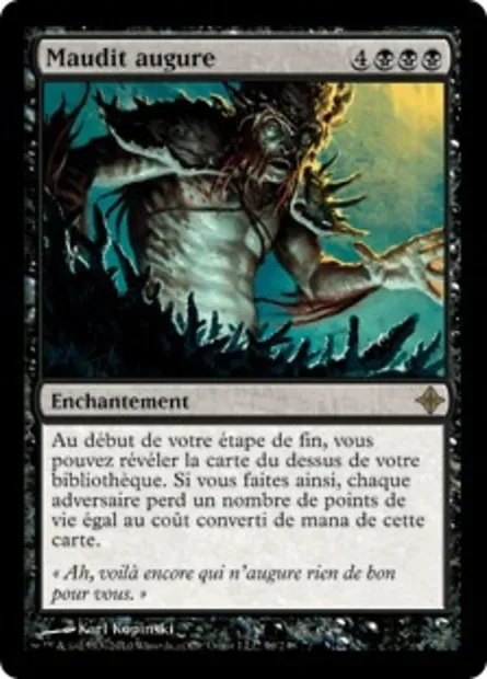 Maudit augure, carte Magic ROE 96 — extension L'ascension des Eldrazi