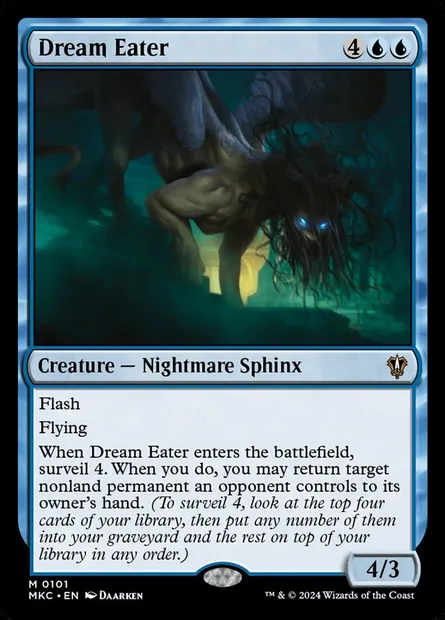 Dream Eater, Magic card MKC 101 — Murders at Karlov Manor Commander set