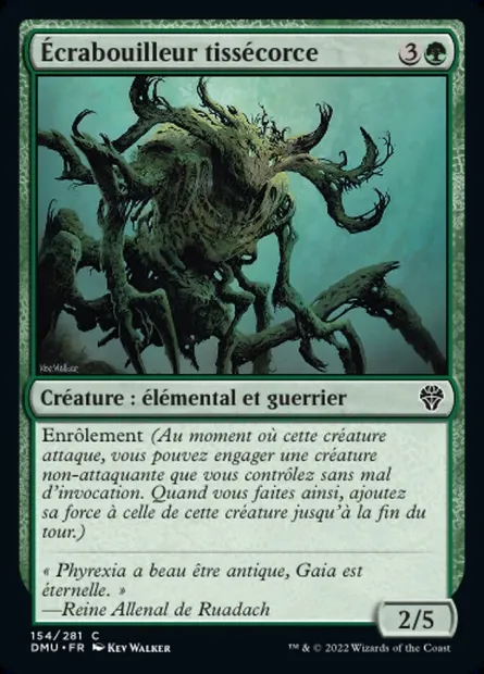 Écrabouilleur tissécorce, carte Magic DMU 154 — extension Dominaria Uni