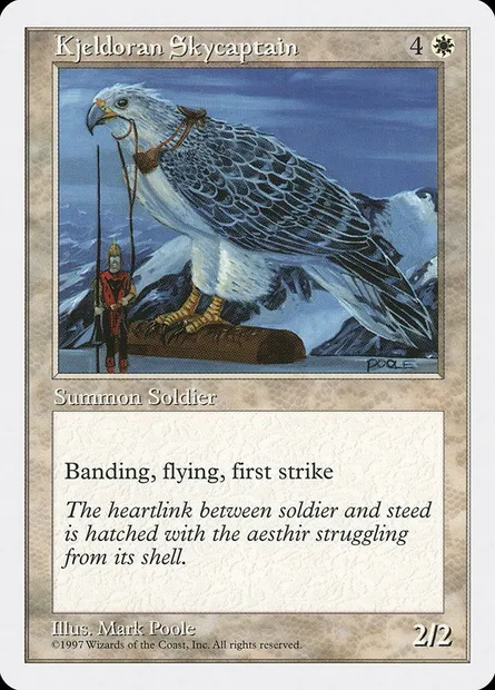 Kjeldoran Skycaptain, Magic card 5ED 45 — Fifth Edition set