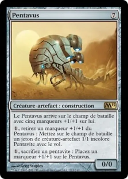Pentavus, carte Magic M12 213 — extension Magic 2012