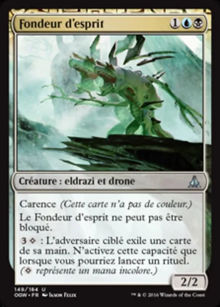 Fondeur d'esprit, carte Magic OGW 149 — extension Le serment des Sentinelles