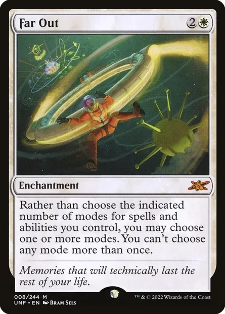 Far Out, Magic card UNF 8 — Unfinity set