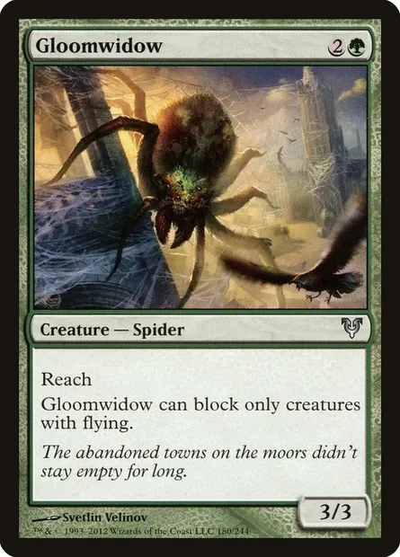 Gloomwidow, Magic card AVR 180 — Avacyn Restored set