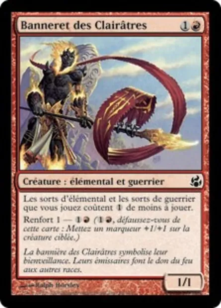 Banneret des Clairâtres, carte Magic MOR 88 — extension Leveciel