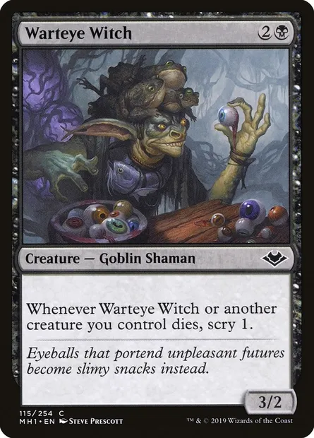 Warteye Witch, Magic card MH1 115 — Modern Horizons set