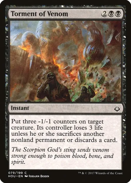 Torment of Venom, Magic card HOU 79 — Hour of Devastation set