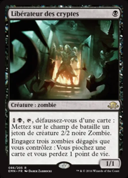 Libérateur des cryptes, carte Magic EMN 86 — extension La lune hermétique