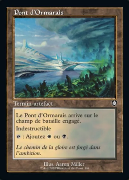 Pont d'Ormarais, carte Magic BRC 186 — extension The Brothers' War Commander