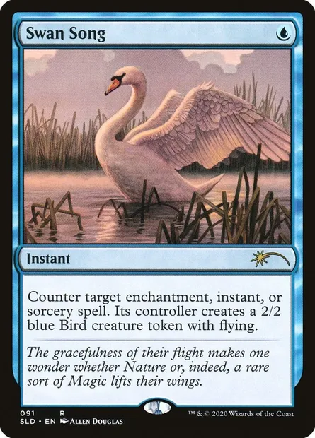Chant du cygne, carte Magic SLD 91 — extension Secret Lair Drop