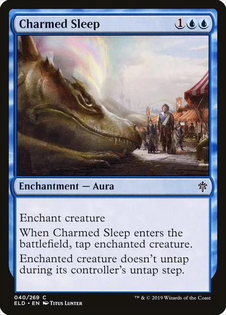 Charmed Sleep, Magic card ELD 40 — Throne of Eldraine set