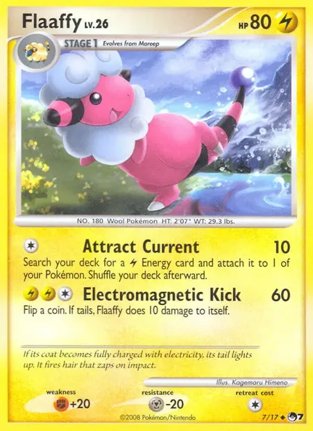 Lainergie, carte Pokémon P7 7 — extension POP Série 7