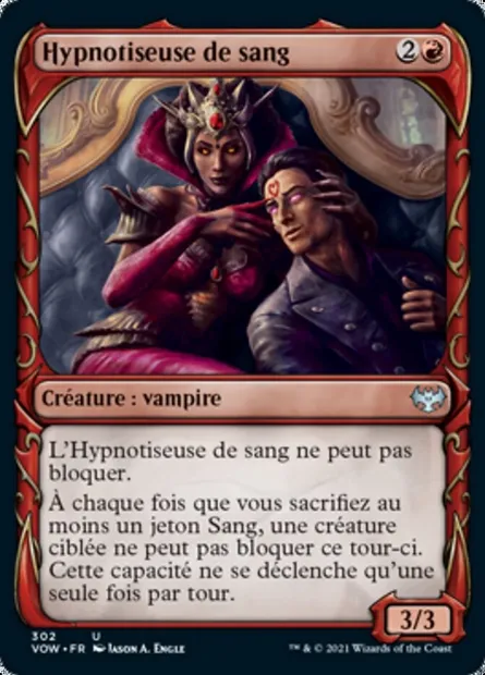 Hypnotiseuse de sang, carte Magic VOW 302 — extension Innistrad : noce écarlate