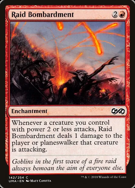 Raid Bombardment, Magic card UMA 142 — Ultimate Masters set