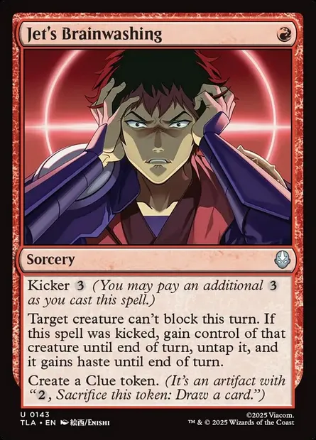 Jet's Brainwashing, Magic card TLA 143 — Avatar: The Last Airbender set